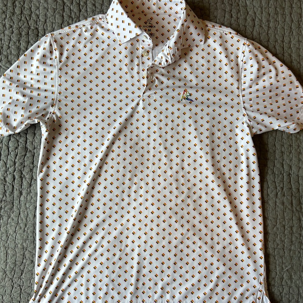 NWOT Rhoback Men's Pride Polo